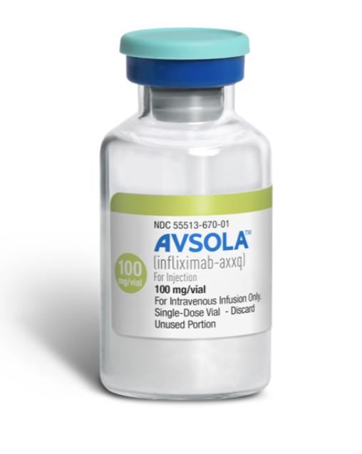 Infliximab (Avsola, Inflectra, Remicade, Renflexis)